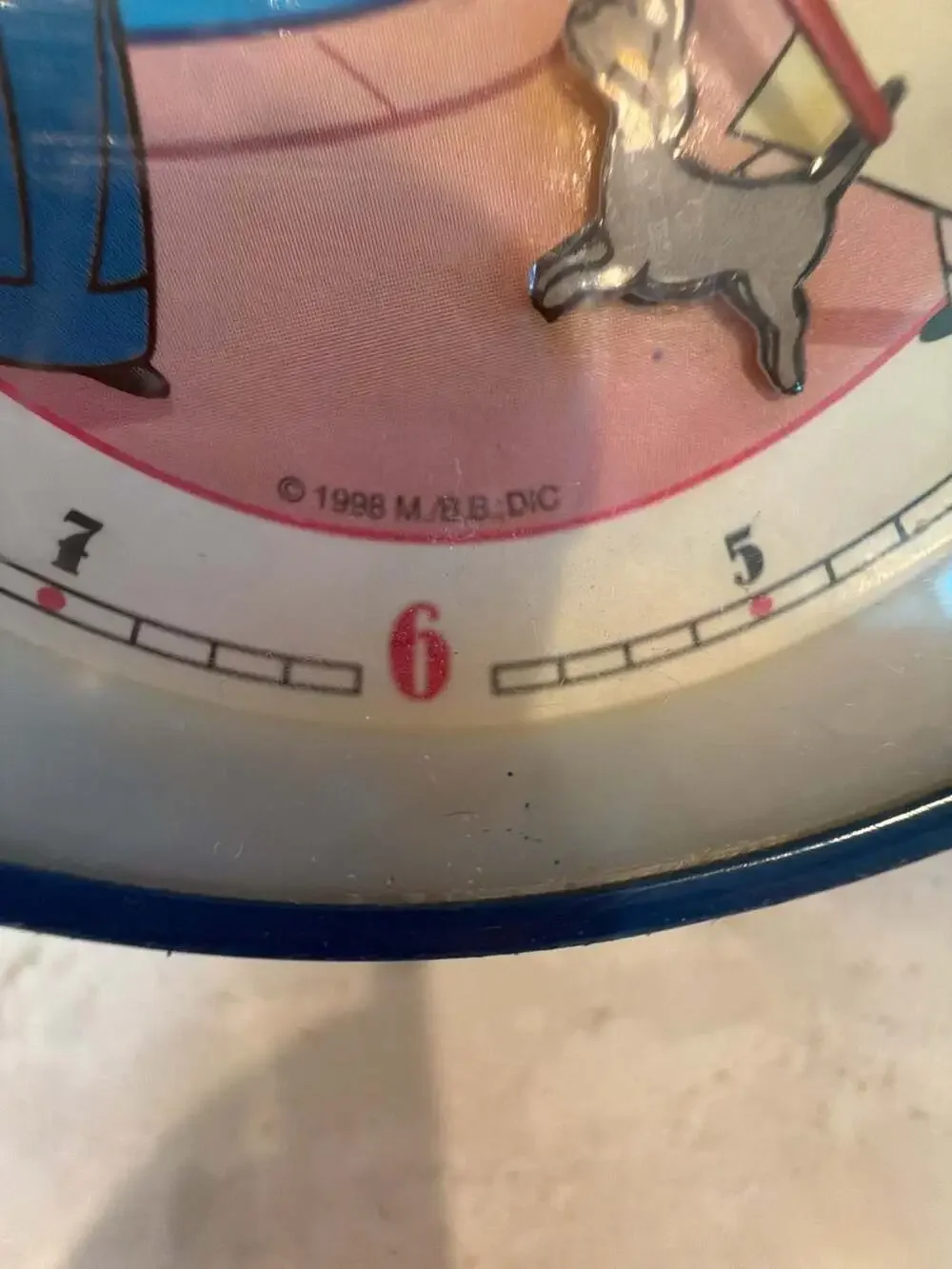 Vintage 1998 Madeline Twin Bell Mechanical Alarm Clock